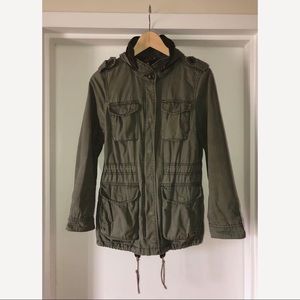 H&M Divided Red Utility Jacket